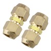 Timsec 2Packs AC Copper Pipe Extension Joint Connectors, 5/8-Inch Air