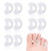 10 Pcs Gel Toe Separators for Overlapping Toes Bunion Protector
