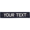 Customizable Text 1x5 Patch w/Hook Fastener– Patch (Navy Blue)