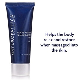 Naturopathica Alpine Arnica & Magnesium Gel, Cooling Massage Gel with Menthol for Muscle Discomfort and Relaxation, 2.5 fl oz