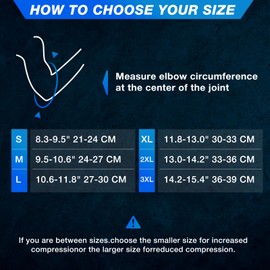 Nvorliy AquaFlex Pro Elbow Brace, Compression Elbow Sleeve for Swimming, Aquatic, Sailing, Scuba Diving, Surfing, Paddle Boarding, Kayaking & Injury Recovery – Supports Women & Men (XLarge)