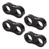 4 Pcs 8AN Hose Separator Clamp Fuel Line Mounting Clamp