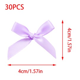 YUYUDEHM 30 PCS Mini Hair Bows, Small Satin Hair Bow Clip for Women Girls, Cute Hair Accessories for Braids
