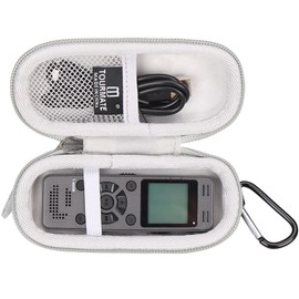 Tourmate Hard Travel Case for EVIDA 32GB Digital Voice Recorder Activated Recording Device, Audio Recorder Case (Only Case)