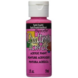 DecoArt DCA120-3 Crafter's Acrylic Paint, 2-Ounce, Tutti Fruitti