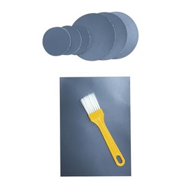 Hypalon Patch Set, 4 Color to Choose, Fabric Material Orca 828 1.0mm thickness, suitable for all HYPALON boat repairs, Glue NOT included (Dark Grey)