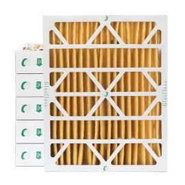 Glasfloss ZL 18x24x4 MERV 11 (FPR 7) 4" Inch Air Filters for AC and Furnace. Case of 6. Actual Size: 17-1/2 x 23-1/2 x 3-3/4