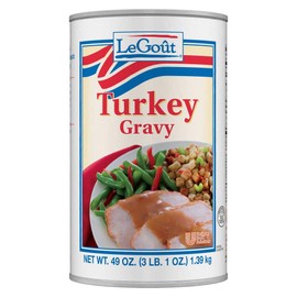 LeGout Turkey Gravy Easy Preparation: Heat and Serve, 49 Ounce (Pack of 12)