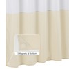 Alyvia Spring Waterproof Fabric Shower Curtain, Soft and Lightweight Fabric