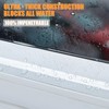 Window Weather Sealing Tape, White Window Draft Isolation Film, Waterproof