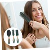 IWOWHERO Hair Brush Set Massage Comb Curling Brush Curved Vented