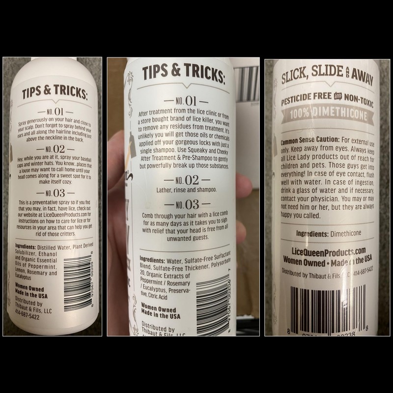 Lice Queen 4-Step Lice Treatment Kit - Slick Slide &