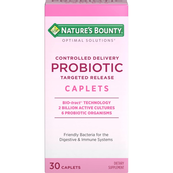 Nature's Bounty Probiotic, Controlled Delivery Dietary Supplement, Supports Digestive, Intestinal