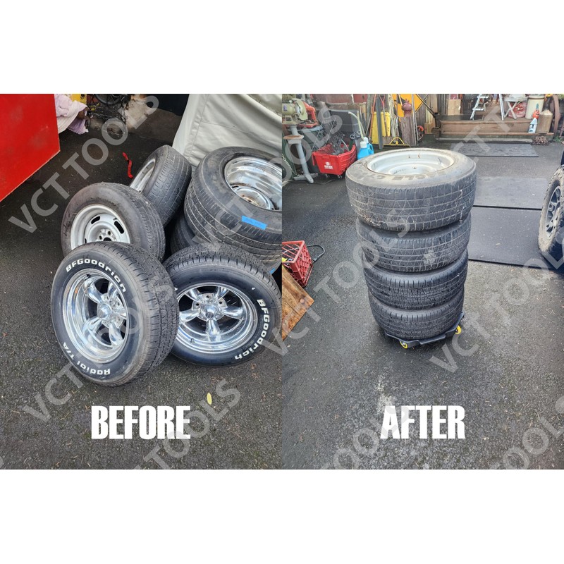 Heavy Duty Tire Storage Dolly, 300 lb. Capacity