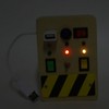 Light Switch Sensory Board Electric Wooden LED Early Education Color