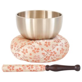 Naumukuma-chan Workshop Biyori Pattern Japanese Orin Set, Rinn + Lynn Bar + Futon, 2.3 inches (7 cm) Diameter, Beige