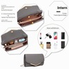 Miss Lulu Women's Clutch Elegant Envelope Evening Bag with Chain