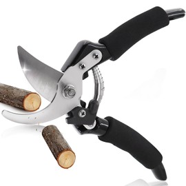 BSRTTOOL Bypass Pruning Shears Garden Clippers, Gardening Scissors with Sharp, Rust Resistant Steel Blade