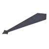Fascia Finial Anthracite Grey Woodgrain