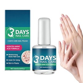 Nail Care Oil with Keratin, Aloe, Romero y Lavanda | Hidratante para Uñas Secas, Frágiles y Quebradizas - 16ml, Uñas Fuertes y Brillantes