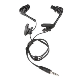 LOVIVER 3.5mm Sport Underwater Audio Waterproof IPX8 Earphone Headphone for MP3, Black
