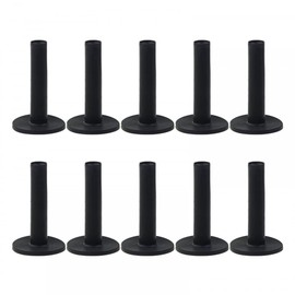 DONGKER Golf Range Tee, Pack of 10 Rubber Golf Tees, Heights 58 mm/68 mm/85 mm, Golf Tee Holder for Exercises and Driver Accessories