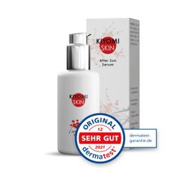 KIYOMI SKIN Sun Care After Sun Serum - 100 ml, Dermatest Very Good - Vegan, with 5-ALA, Panthenol and Fruit Extracts