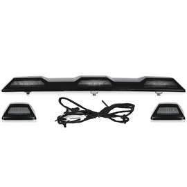 CHEDA Black Roof Marker Clearance Lamp Kit that comes with marker lamps Compatible with Silverado Sierra 2500HD 3500HD Models 2020-2023 84747496, 84747497, 84694118, 84948214