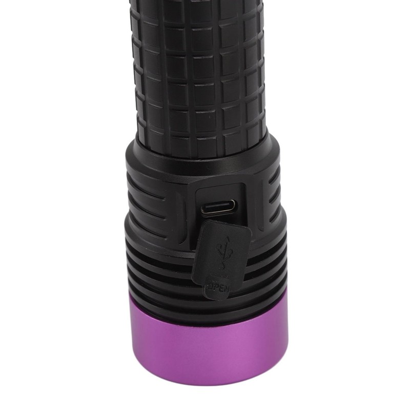 Y40 Purple Light Flashlight High Power LED 365NM UV Torch