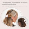 Premium durable acetate butterfly hair clips, 4 Pack. Medium Size