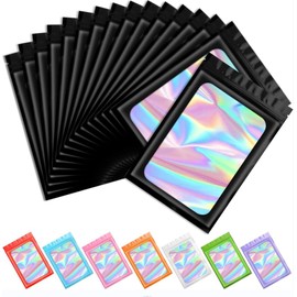 100pcs 3.5g Mylar Bags, Bags for Party, 1 Special Cartoon Pattern, 5 x 4 Inch Resealable Candy Bags, Gummies Bags, Storage Baggies