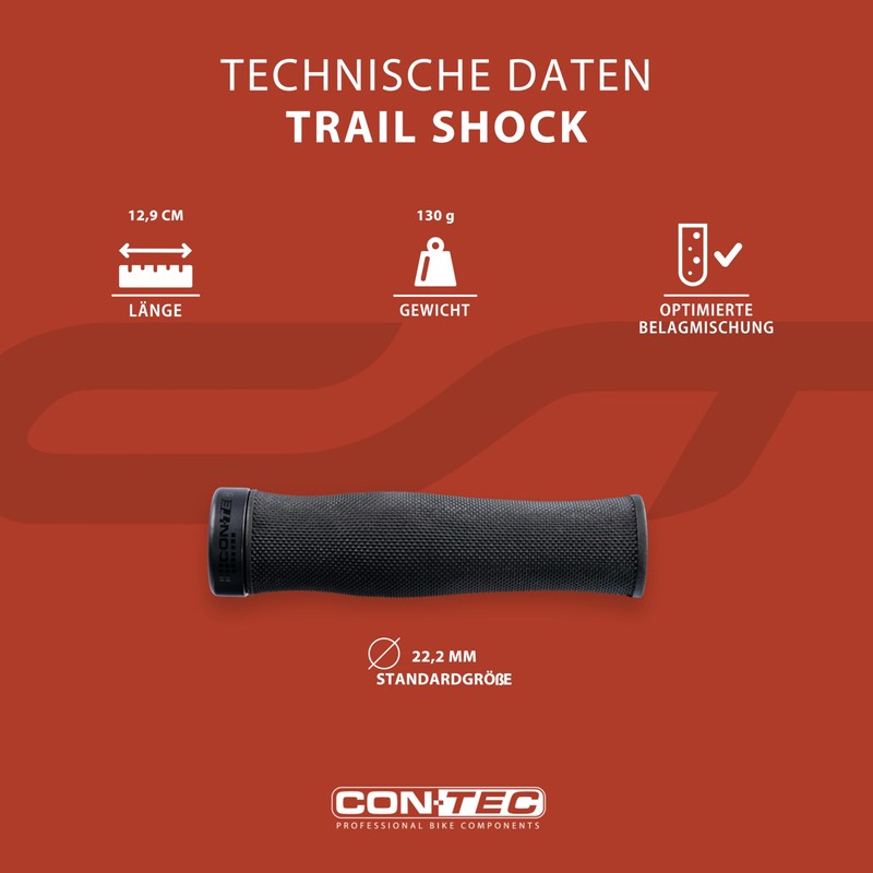 'Contec "Trail Shock D2 Dual Compound Handlebar Clamp Bicycle Handlebar
