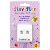STUDEX Birthstone Starlight April Crystal Tiny Tips Stud Earrings in