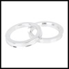 Hihaha 4pcs 73.1 to 57.1 mm Aluminium Alloy Car Hub