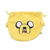 シナダ アドベンチャータイム ジェイク 巾着 18×10×18cm adventure time JAKE SAT-130271