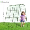 Garden Trellis for Climbing Plants Outdoor，Cucumber Trellis U-Shaped Metal Garden