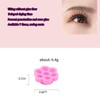 200 Pcs Eyelash Glue Rings Time ArRord Delayed Plum Blossom