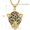 hip hop jewelry men leopard necklaceHip hop necklace with titanium