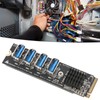 M.2 to PCIe Expansion Card PCIE 4 Ports Strong Anti