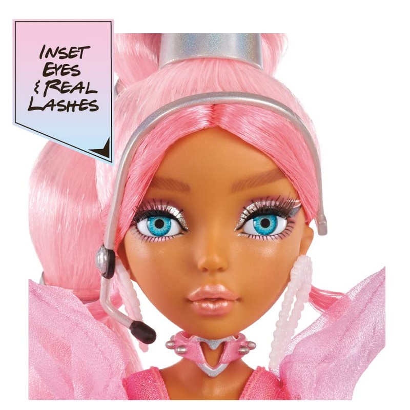 MERMAZE Color Change Harmonique Mermaid Doll with Stylish Accessories, Poseable,