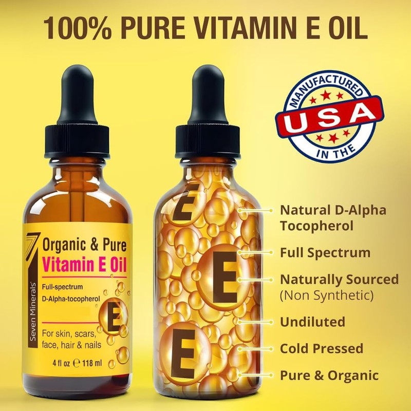 Aceite de Vitamina E Ultrapuro 75,000 UI/oz – 4 oz