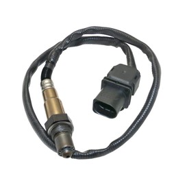 QFS Sensor O2 de relación de combustible de aire LSU 4.9 Sensor de oxígeno de 5 cables reemplaza # 0258017025, compatible con kit de banda ancha 30-4110 y 30-2004 de repuesto para ajuste universal