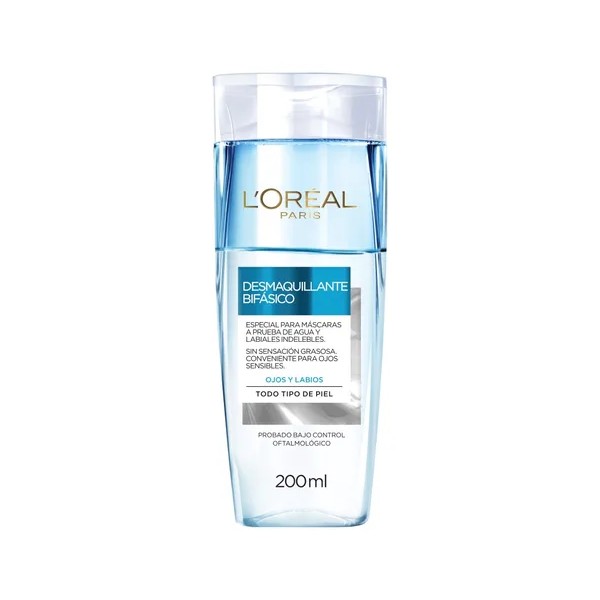 Desmaquillante L'oréal Paris Bifásico Ojos Y Labios 200ml