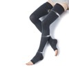 Gunze RIZAP Women's Compression Over Knee Socks, Sleep Neatly Beautiful