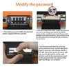 Portable Safe Box with Password Lock Large Capacity Multifunction Portable
