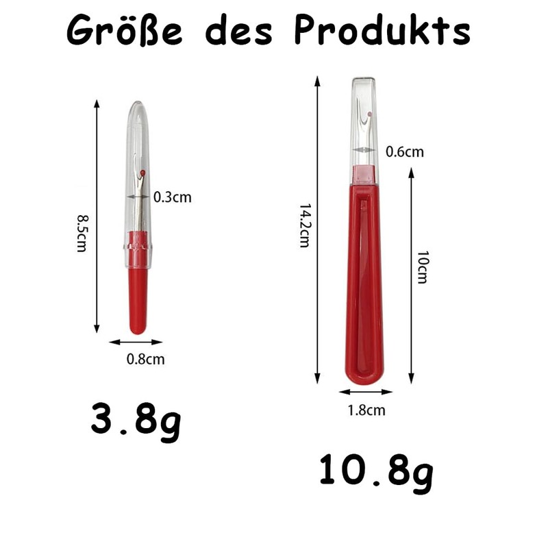 Kisstta Seam Ripper Seam Ripper with Protective Cap