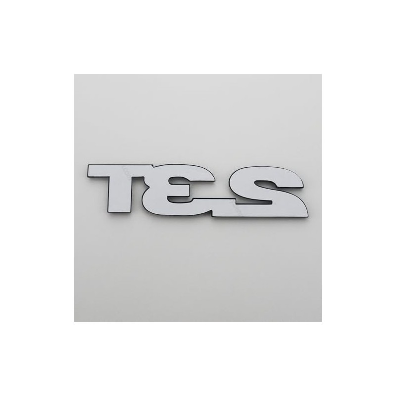 2Pc 2.3T Emblem 3D Badge Sticker Side Door Nameplate with