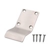 Cylinder Pull Finger Latch Blank Profile - Satin Stainless Steel