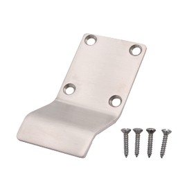 Cylinder Pull Finger Latch Blank Profile - Satin Stainless Steel - 86mm