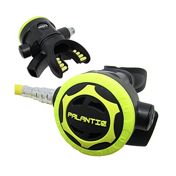 Scuba Choice Palantic AS206 Black/Yellow Second Stage Regulator Octopus with